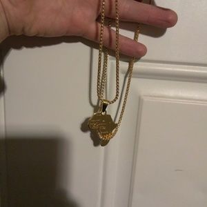 Gold plated motherland chain